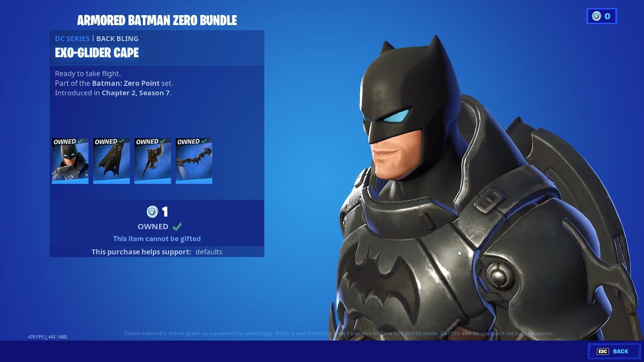 Batman zero. Armored Batman Zero Skin.