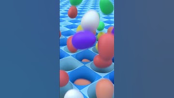 Rainbow Eggs Defying Gravity #defygravity #eggs #satisfying #3danimation #knightcube