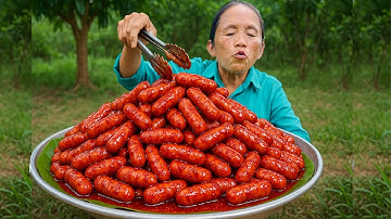 Bà Tân Vlog - Lần Đầu Làm Mâm Lạp Sườn Nướng Sốt Cay Samyang x2 Khổng Lồ