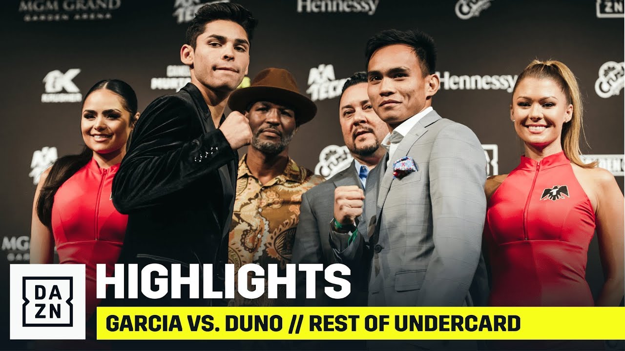 HIGHLIGHTS | Ryan Garcia vs. Romero Duno // Rest Of Undercard: Final Press Conference