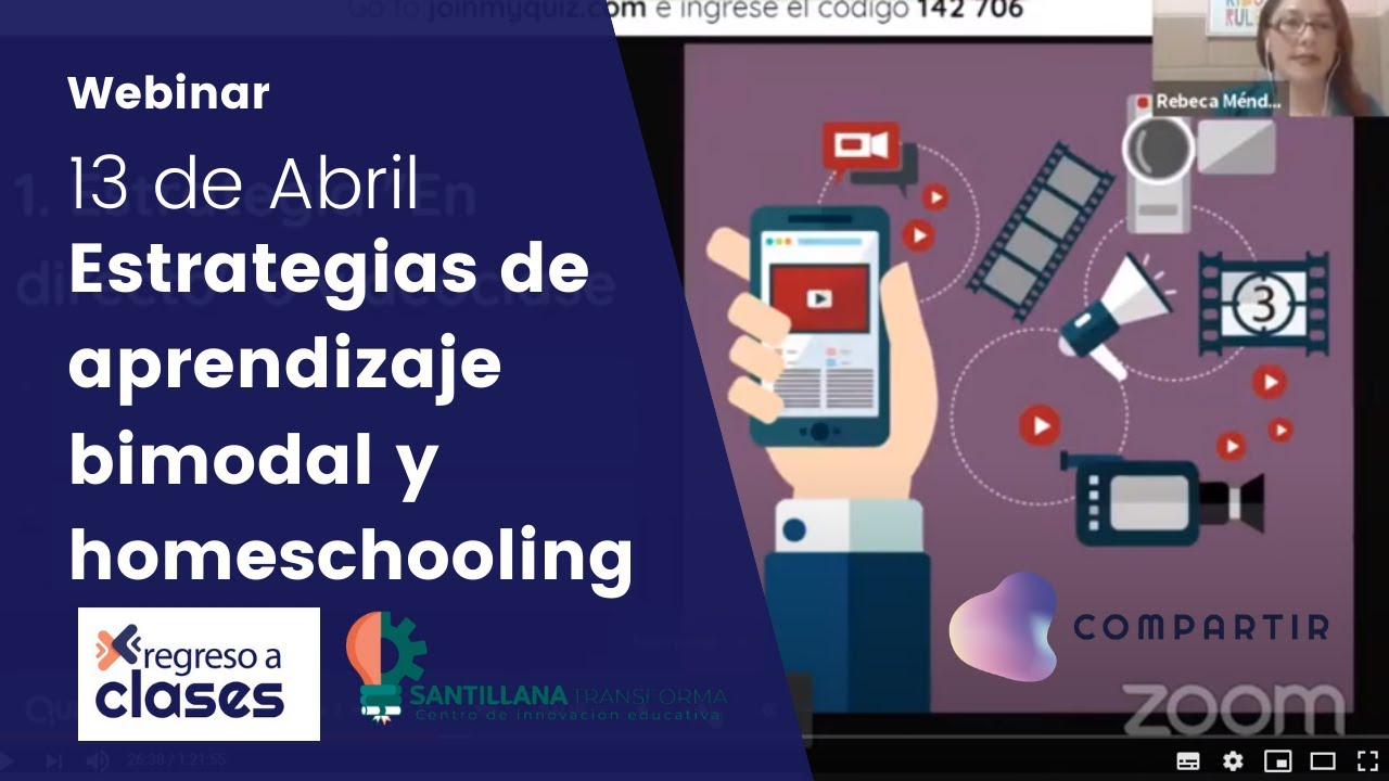 Estrategias de aprendizaje bimodal y homeschooling.