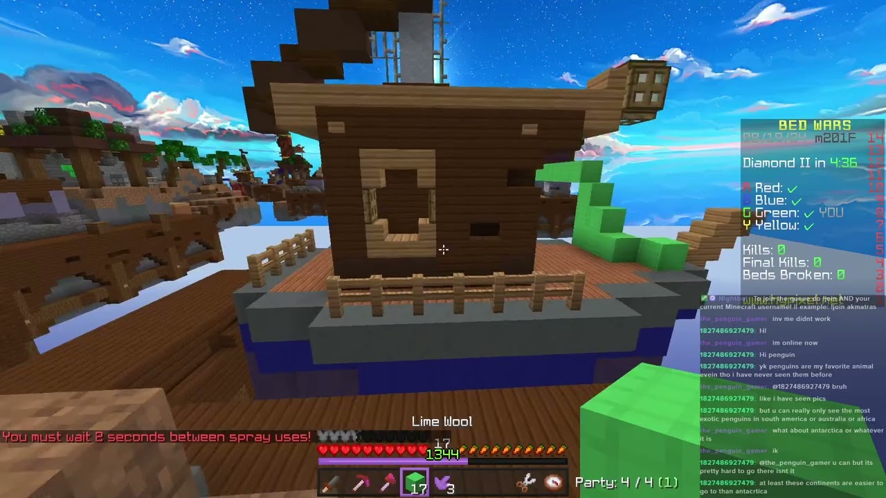 The fireball sniper akmatras is back!! Bedwars with viewerss || Full Stream VOD