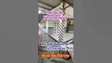 Nhà vườn Có 221m thổ cư, tại Khu công nghiệp Tân hương Tiền Giang #bdstiengiang #giárẻ #nhàvườngiárẻ