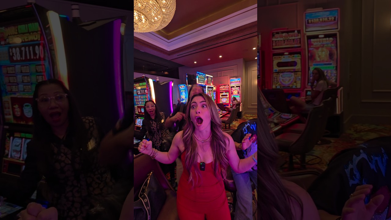 I WON the SUPER RARE Quadruple Bonus AGAIN!!!! #slots #vegas #casino