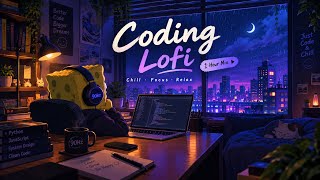 Coding Lofi 🌙💻 | Chill, Focus & Relax | 1 Hour Lofi Mix for Programming & Study #lofi #trending 