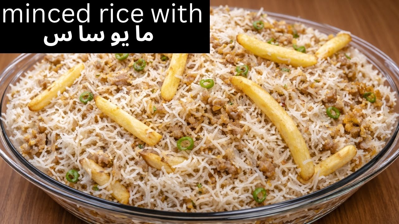 Once you try this Minced Rice with Mayo Sauce , you’ll Love it !🥰🥰