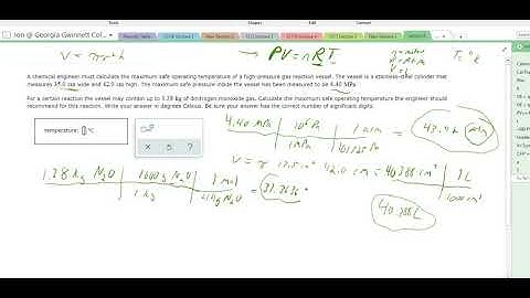 ALEKS - Ideal Equation of State