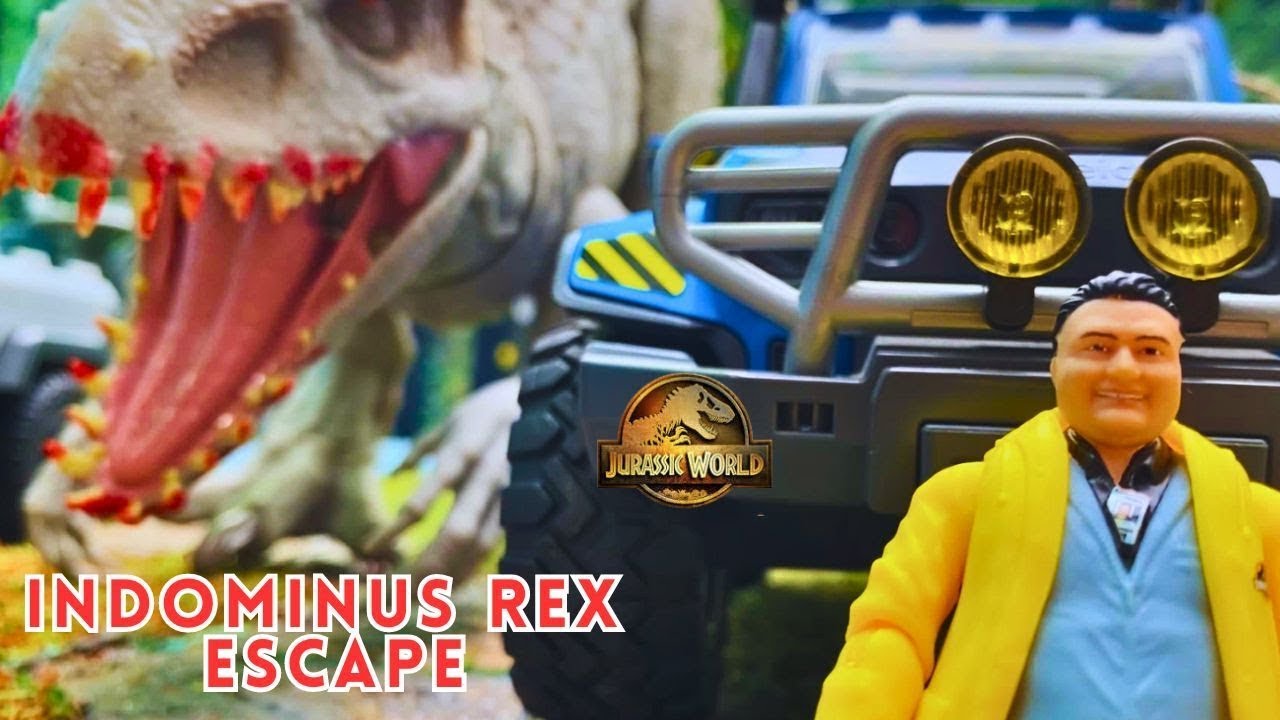 🦖 T-REX vs Indominus Rex | Jurassic World Fan Film 🔥 Dinosaurs Rampage the City in Epic Showdown