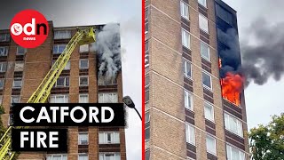Catford Fire 70 Firefighters Rush To High-Rise Block Fire In London