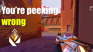 STOP Peeking like this in Valorant
