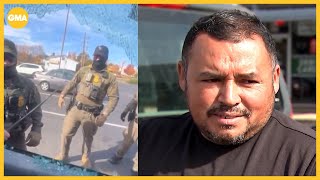 Video shows federal agents smash windows of US citizen during immigration crackdown