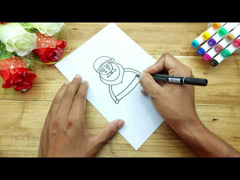 How to Draw Santa Claus Step by Step | Easy and Simple Drawing Ideas