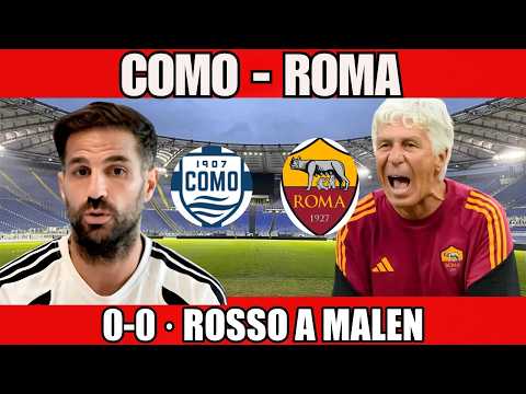 Video COMO-ROMA 0-0: ROSSO A MALEN, ROMA IN 10 RESISTE. GOLLINI DECISIVO