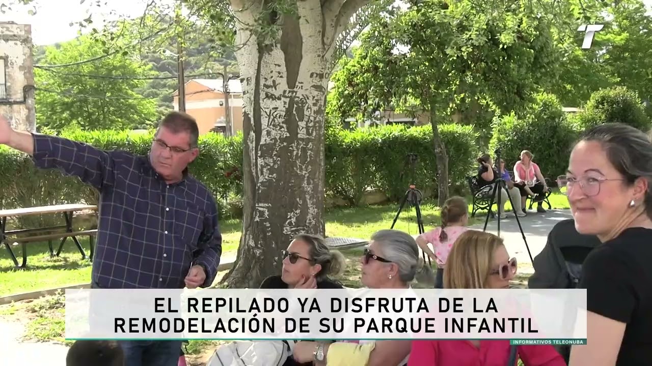 El Repilado ya disfruta de la remodelación de su parque infantil