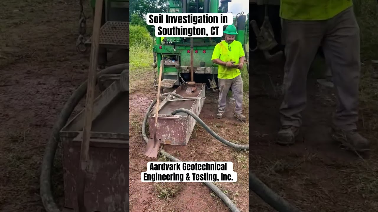 Aardvark Geotechnical Performing Soil Investigation Geoengineer Soilborings Connecticut Peat