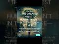 The Greatest Threat To Humanity ….#human #ai #stephenhawking #alien #robot #youtubeshorts