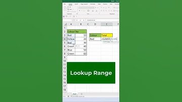 lookup in #Excel tips and tricks  #excelworld #ytshorts #exceltech #msexcel #shorts