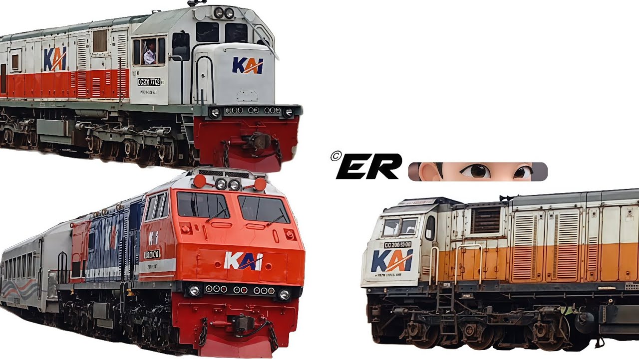 Nyegat RnB hidung miring ➕ liat - liat kereta siang, di percabangan JNG #cc201 #jatinegara #kai121 