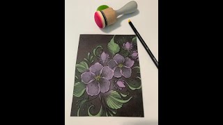 How to Color Black embossed Cardstock