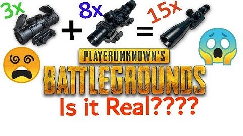15x scope PubG mobile ][3x+8x=15xscope is it real??][Tech Box]