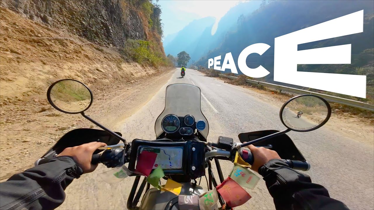 Dhanaulti to Rishikesh Bike Ride POV | Scenic Uttarakhand Mountains | Relaxing | DJI Action 2