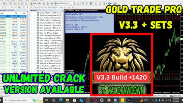 Gold Trade Pro V3.3 + Sets | Category : MT4 EA (Build +1420) | No DLL Best Forex EA Get Now Just $20
