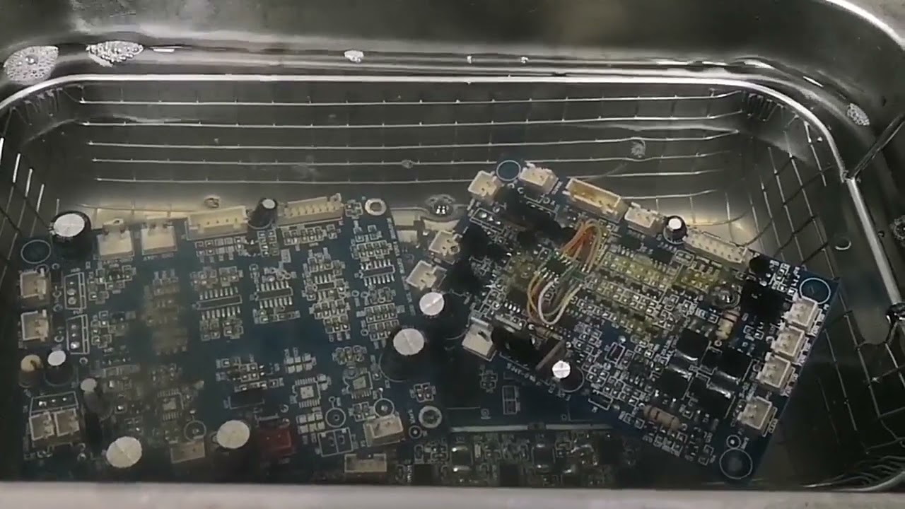 How to test the ultrasonic cleaner？chain, circuit board, glasses, cleaning test YouTube