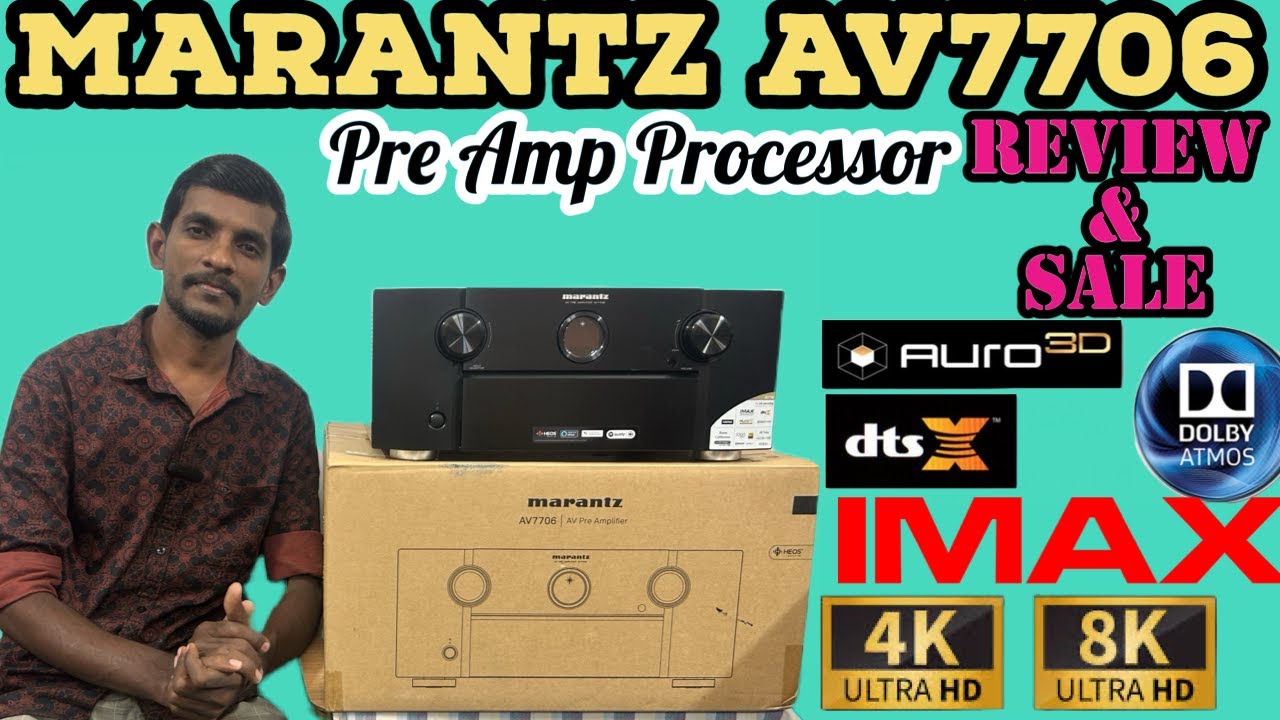 Marantz Av 7706 Pre Amp Processor Review & Sale 