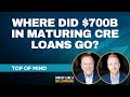 Where did 700b in maturing cre loans go  top of mind series