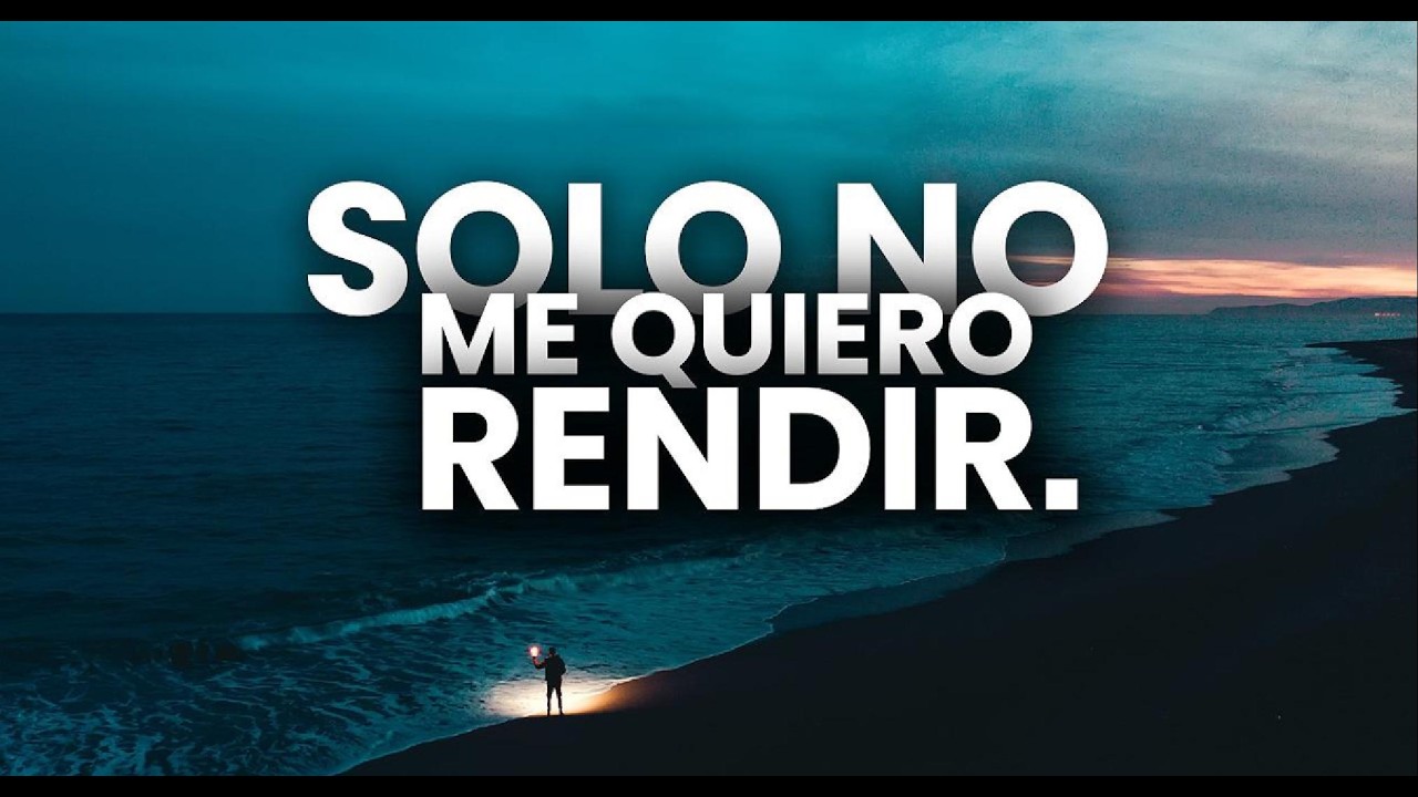 Para los días en que quieres rendirte.