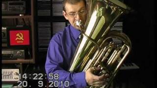 Video thumbnail of "Basin Street Blues - tuba solo and piano"