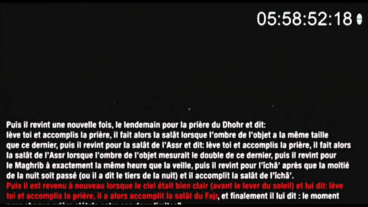 Lheure Exacte De La Prière Dal Fajr Belgique 16 Septembre 2012 Vérifions Le 5h25 Du Cicb