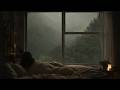She is Home & the World is Quiet ✧ Heavy Rain Sounds for Sleeping in a Cozy Room
