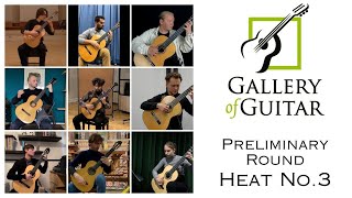 Gallery of Guitar Competition. Preliminary Round: Heat No.3
