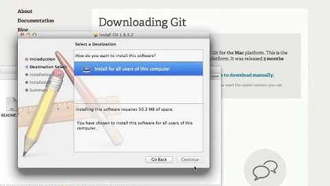 Lesson 2. Chapter 1 . How to install Git on Mac