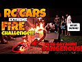 RC CAR FIRE CHALLENGE!! (BRUSKOBROS)(JEREMIYA)