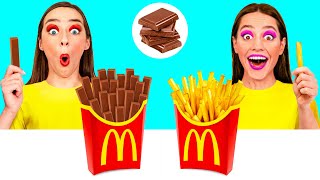 Real Food vs Chocolate Food Challenge | Funny Food Challenges by DaRaDa by DaRaDa 2,646 views 3 weeks ago 27 minutes