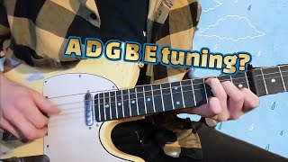 An Old Riff In A New Tuning!! It's Called ADGBE