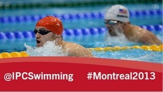 2013 IPC Swimming World Championships Montreal, Tuesday 13 August, evening session