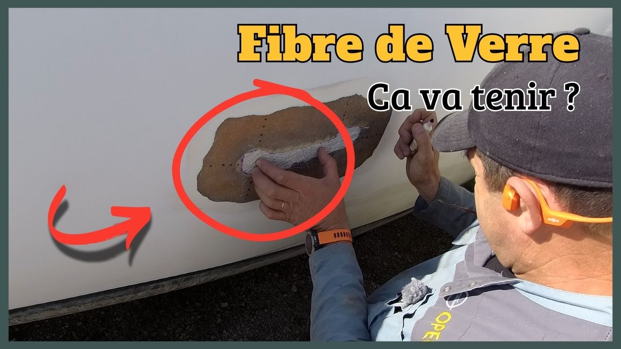 ⁣VOILIER: Fibre de Verre, Stratification, Je répare la coque