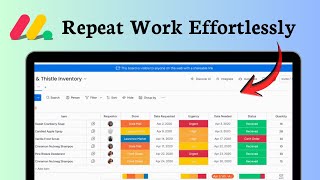 How to create recurring tasks in monday.com (Routine Optimized)