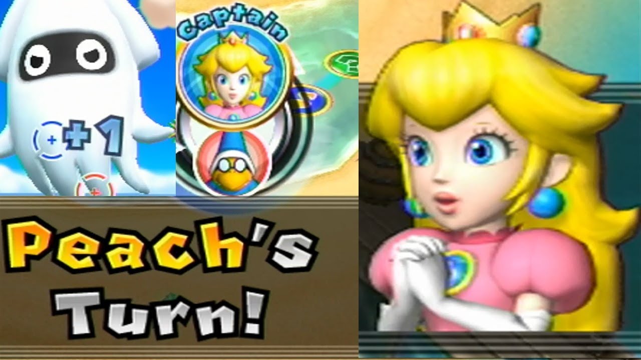 Mario Party 9◆Solo Mode #97 Peach◆Blooper Beach