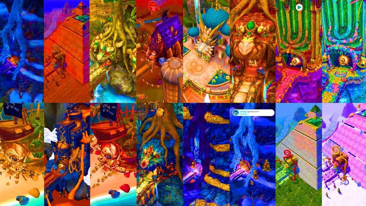 Temple Run 2 All Maps 2026 [Winter Toyland VS Frozen Shadows VS Blooming VS Blazing VS All Others]