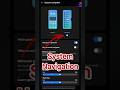 Mobile me system Navigation button kaise Set karen 🤔 navigation button settings 🔥 #shorts