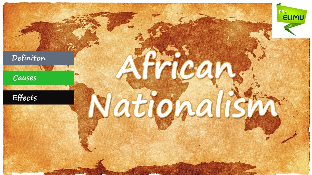 history african nationalism essay