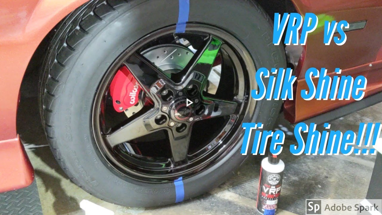 Chemical Guys Silk Shine and VRP used on Tires 