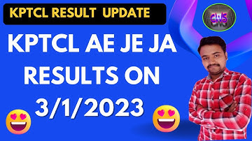 || KPTCL AE JE JA RESULTS WILL DECLARE ON 3/1/2023 BY POWER MINISTER OF KARNATAKA || LATEST NEWS ||