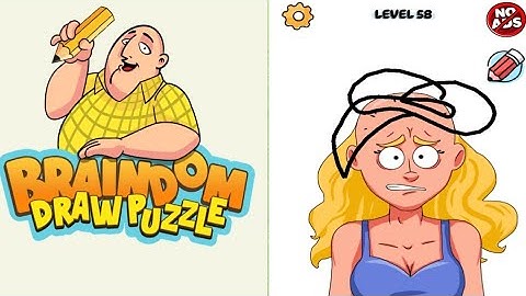 Braindom Draw Puzzle Level 56 57 58 59 60 Gameplay