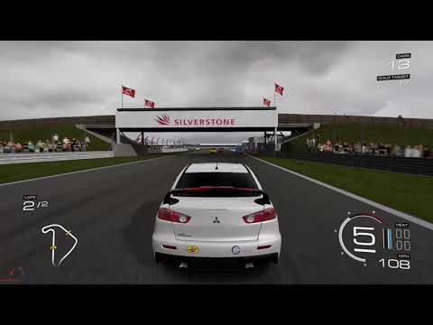 Forza Motorsport 5 SILVERSTONE NATIONAL Lancer Evolution X GSR XBOX Series Gameplay