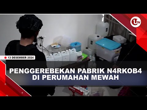 BARESKRIM BONGKAR PABRIK N*RKOBA DI PERUMAHAN MEWAH DI BANDUNG | U-NEWS